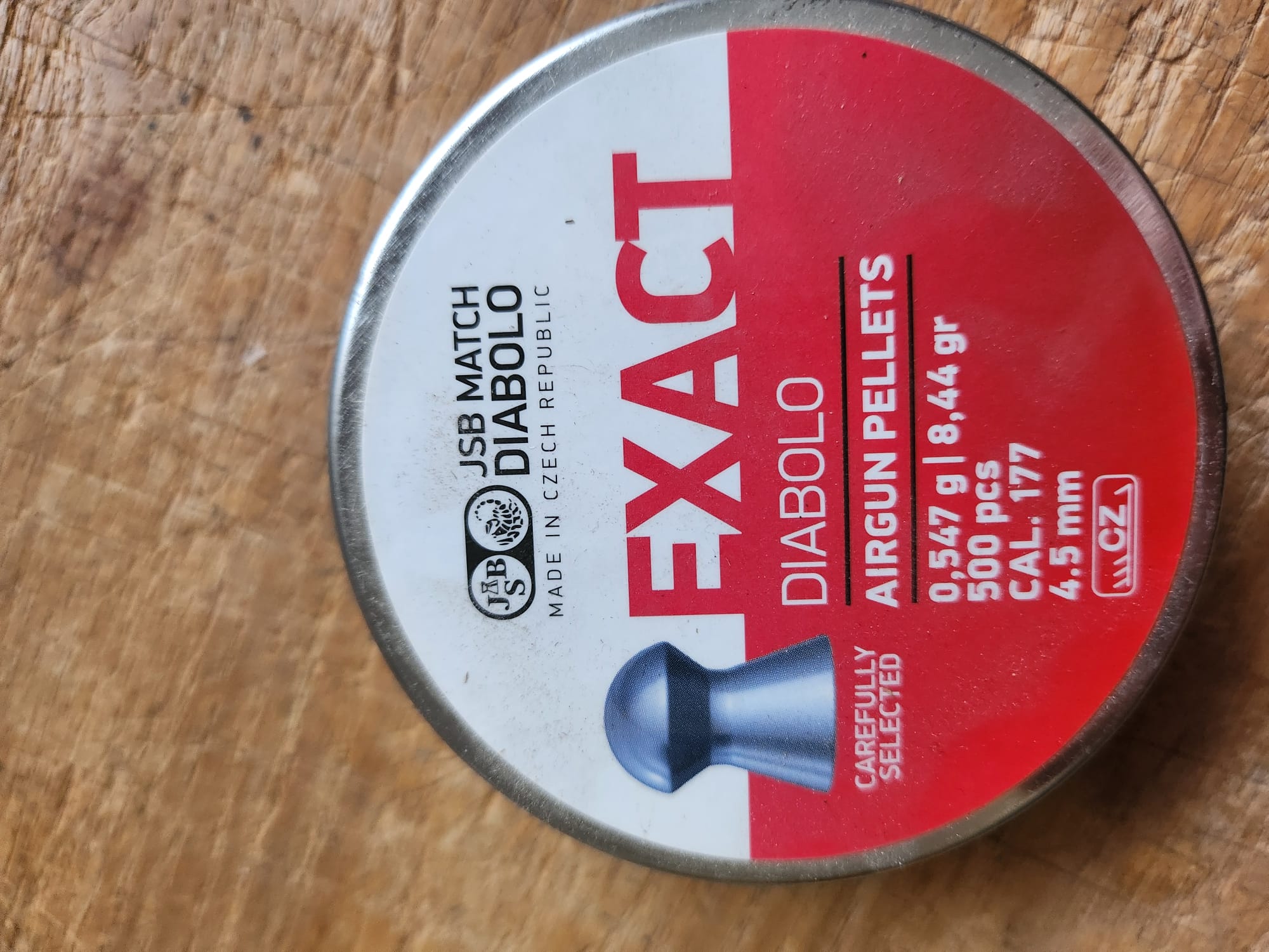 foto Diabolo JSB Exact, kal. 4,53 mm (.177), 500 ks